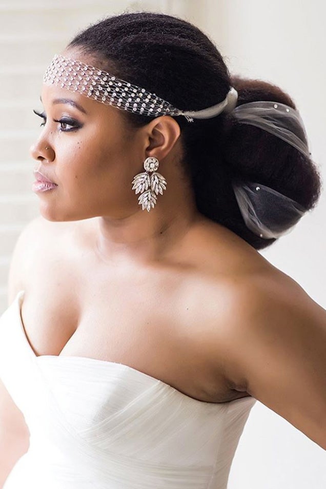 19 Blushing Brides Serving The Ultimate Natural Hair Inspo 
